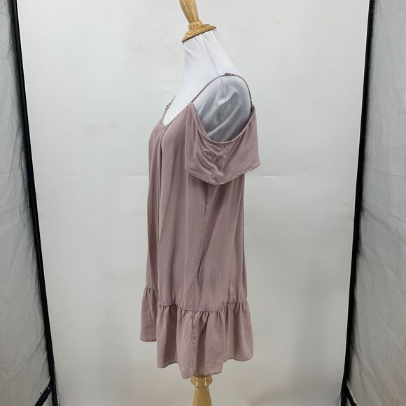 Joie Stellara Thistle Silk Mini Dress Womens 2XS XXS Drop Waist Flutter Sleeve - Picture 4 of 11